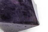 Large, Dark Purple Amethyst Crystal - Congo #223368-2